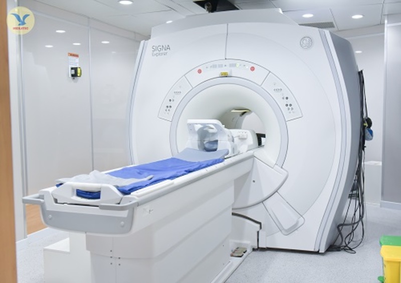 Chụp cộng hưởng từ (MRI) xác định vị trí u máu trong các cơ quan bên trong cơ thể